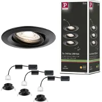 Paulmann 93083 Nova mini LED-inbouwlamp LED 12 W Zwart