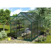 Vitavia Tuinkas Apollo 6200 - Polycarbonaat 4mm - Smaragd - 195x323x207cm