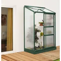 Pergart Tuinkas Ida 900 - Polycarbonaat 4mm - Smaragd - 131x69x182cm
