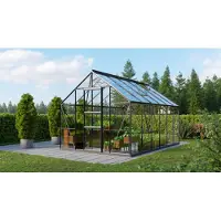 Vitavia Tuinkas Meridian 1 9900 - Veiligheidsglas 3mm - Zwart - 257x383x232cm