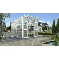 Vitavia Tuinkas Aphrodite 7800 - Polycarbonaat 10mm - Wit - 267x295x242cm