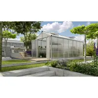 Pergart Tuinkas Zeus Comfort 13800 - Polycarbonaat 16mm - Aluminium - 258x540x250cm