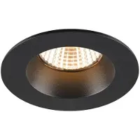 SLV Ronde led spot New Tria 68 IP65 zwart - 3000K - 500lm - 38g