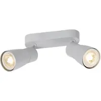 SLV Dubbele spot Puri 2.0 Dome grijs