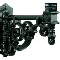 Ks Verlichting Nostalgische steun Amsterdam zwart