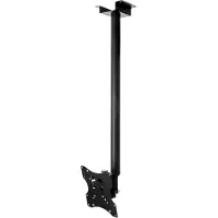 Cabletech Zwarte LCD plafondbeugel (Plafond, 32"), Monitorsteun, Zwart