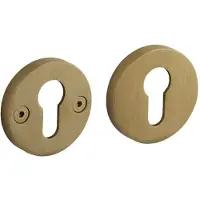 Intersteel cilinderrozetten Shiraat ø55x8 mm eenzijdig verdekt - messing mat titaan PVD