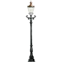 Ks Verlichting Nostalgische Lantaarn Hamburg Zwart