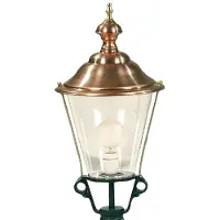 Ks Verlichting Ronde, nostalgische lantaarn lamp Berghuizen K3B zwart