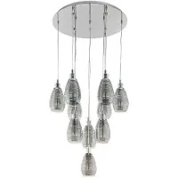 Stars of Light 10 Lichts Hanglamp Siracusa Chroom