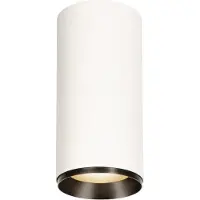 SLV Opbouwspot Numinos XL cilinder wit/zwart 3000K - 36gr