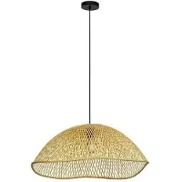 Eglo Sambucona, flexibele bevestiging, zwart, natuurlijk/natuurlijk, hout, hout, staal, hout, zwart, voor binnen gebruik