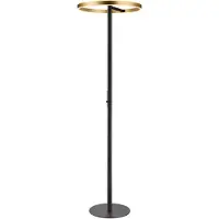 SLV ONE STRAIGHT, Zwart, Staal, II, Lampen met niet-vervangbare lampen, 22 W, LED