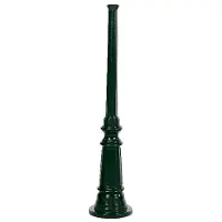 Ks Verlichting Nostalgic mast Rhodos E86A verlengd - groen