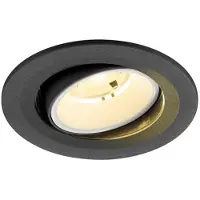 SLV Inbouwspot Numinos Move S Zwart Wit 3000k 20gr