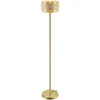 SLV Vloerlamp Pantilo Rope 27 Goud Ø 27 5cm