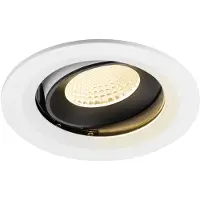 SLV Inbouwspot Numinos Move M wit/zwart 3000K - 40gr