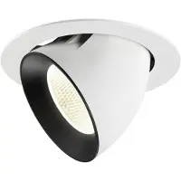SLV Inbouwspot Numinos Gimble XL wit/zwart 4000K - 20gr