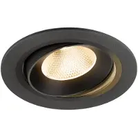 SLV Inbouwspot Numinos Move L zwart 2700K - 20gr