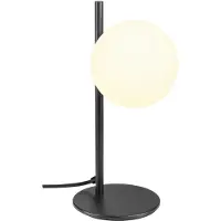 SLV Tafellamp Sun Zwart Met Witte Bol