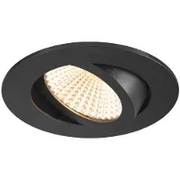 SLV LED Inbouwarmatuur Ø68mm | 8.6W 2500K/4000K 540lm IP20 | Dimbaar | NEW TRIA