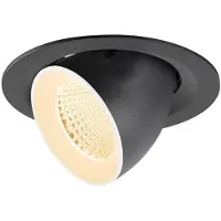 SLV Inbouwspot Numinos Gimble M zwart/wit 2700K - 40gr