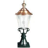 Ks Verlichting Nostalgische Sokkel Lamp Breda Ks 204 Antraciet