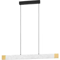 Eglo Hanglamp Vallelado grijs met hout