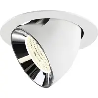 SLV Inbouwspot Numinos Gimble XL wit/chroom 4000K - 55gr