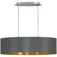 Eglo Ovale hanglamp Maserlo nikkel