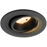 SLV Inbouwspot Numinos Move S zwart 2700K - 20gr