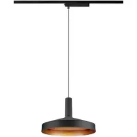 SLV Hanglamp Voor Rail Lalu 1 Fase Zwart Ø 24cm