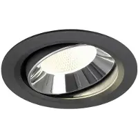SLV Inbouwspot Numinos Move XL zwart/chroom 4000K - 20gr