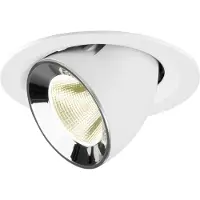 SLV Inbouwspot Numinos Gimble M wit/chroom 4000K - 20gr
