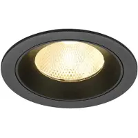 SLV Inbouwspot Numinos L zwart 3000K - 20gr