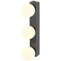 SLV Wandlamp Sun Mirror 4 Lichts Zwart