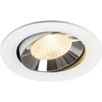SLV Inbouwspot Numinos Move L wit/chroom 2700K - 40gr