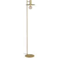 Eglo Escandell Vloerlamp - E27 - 156 cm - Goud - Staal