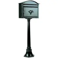 Ks Verlichting Brievenbus Postbox B7 op poot - zwart