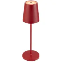 SLV Buiten Tafellamp Vinolina Two Rood Oplaadbaar