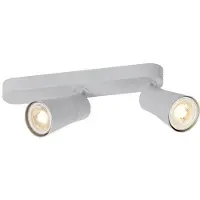SLV LED Plafond- Wandlamp | 2X GU10 Max 6W | IP20 Dimbaar | PURI 2.0