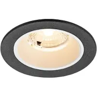 SLV Inbouwspot Numinos S zwart/wit 2700K - 40gr