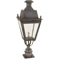 Limehouse Landelijke sokkellamp Balmoral Short Pillar handgemaakt - messing (PB)