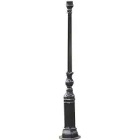 Ks Verlichting Nostalgische sokkelpaal Pole KS1 mini - zwart