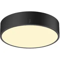 SLV Plafondlamp , dimbare, Zwart, Woonkamer, Aluminium