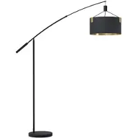 Stars of Light Vloerlamp Tortola 1 Ø 45cm - zwart met goud
