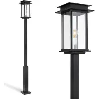 Ks Verlichting Zwarte Lantaarn Praag 240cm Zwart