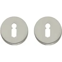 Intersteel | Rozet met sleutelgat | Rond | Verdekt | Nikkel Mat