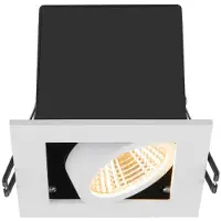 SLV Vierkante Led Inbouwspot Kadux Single 1x Led Wit 3000k