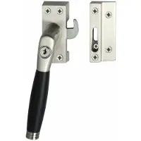 Intersteel Raamsluiting links Ton 222 SKG1 afsluitbaar - nikkel mat/ebbenhout